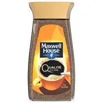 Maxwell house, Qualité filtre - Café soluble