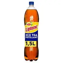 Lipton, Liptonic   Ice tea pétillant au thé & citron vert