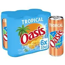 Oasis, Boisson à l'eau de source tropical