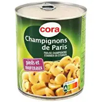 Cora, Champignons de Paris pieds & morceaux 4/4