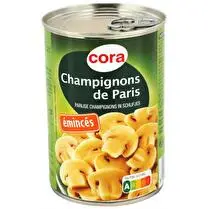 Cora, Champignons de Paris 1er choix émincés 1/2