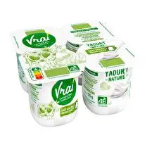 Vrai, Yaourt nature