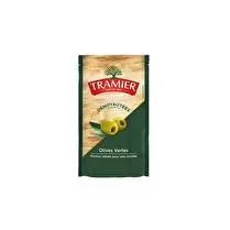Tramier, Olives vertes dénoyautées