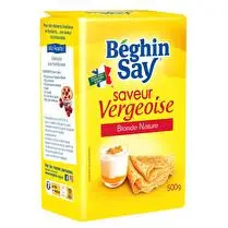 Béghin Say, Saveur vergeoise blonde nature