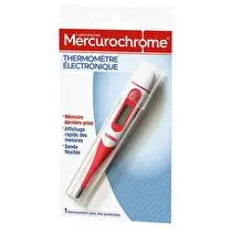 Mercurochrome, Thermomètre électronique