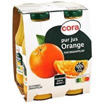 CORA Jus d'orange sans sucres ajoutés