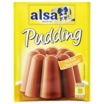 Alsa, Préparation pudding parfum chocolat x 3 133g Alsa