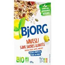 Bjorg, Muesli sans sucres ajoutés BIO