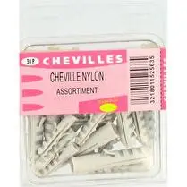 Votre rayon propose, Chevilles nylon assortiment 30 pièces