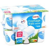 CORA Fromage frais nature 3.6% MG