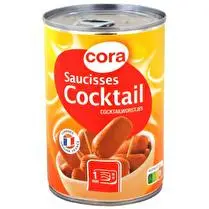 Cora, Saucisses cocktail nature
