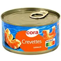 Cora, Crevettes très grosses
