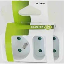 Trefilaction, TRIP DROITE 2X6A+1X10/16A+T BLC ECLIP.