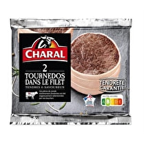 Charal, Viande bovine : Tournedos *** x 2