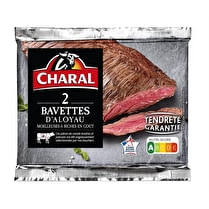 Charal, Viande bovine : Bavette d'Aloyau  ***  x 2