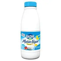 Lactel, Lait matin léger 1/2 écrémé UHT sans lactose