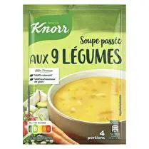 Knorr, Soupe passée 9 légumes