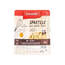 Schneider, Spaetzle aux oeufs frais