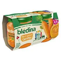 Blédina, Pots carottes dès 4/6 mois x2