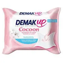 Demak up, Lingettes démaquillantes douceur peaux normales ou mixtes