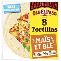 Old el paso, Tortillas de maïs et blé x 8