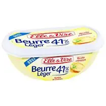 Elle & Vire, Beurre tendre léger doux 41% MG