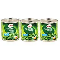 Cora, Haricots verts très fins
