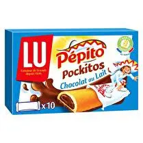 Lu, Biscuits Pockitos au chocolat au ait