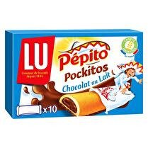 PÉPITO LU Biscuits Pockitos au chocolat au ait