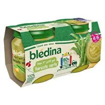 Blédina, Pots haricots verts dès 4/6 mois x2