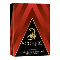 Scorpio, Aprés-rasage Scorpio rouge