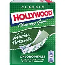 Hollywood, Chewing-gum menthe verte  x5