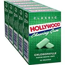 Hollywood, Chewing- gum à la chlorophylle x5