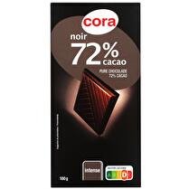 CORA Chocolat noir 72%