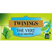 Twinings, Thé vert menthe 25 sachets