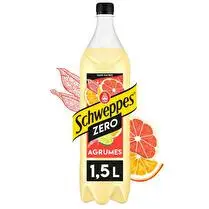 Schweppes, Boisson gazeuse aux saveurs 4 agrumes sans sucres