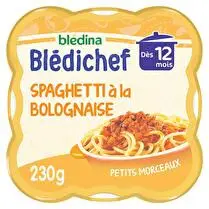 Blédina, Blédichef - Petits spaghetti à la bolognaise dès12mois