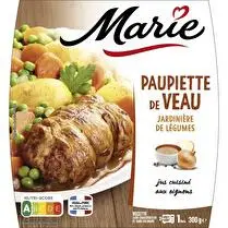 Marie, Paupiettes de veau jardinière de légumes