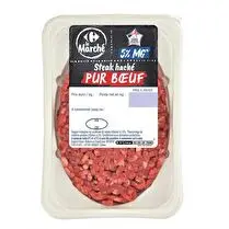 Carrefour, Steak haché 5% MG 1 x 125g