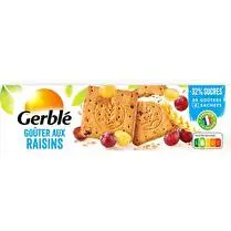 Gerblé, Biscuit aux raisins