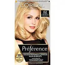 Préférence, Coloration blondissime doré 02