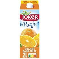 JOKER Le pur jus - Jus d'orange sans pulpe