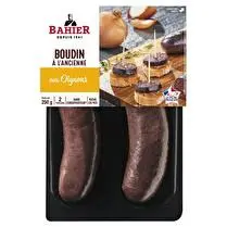 Bahier, Boudin noir aux oignons x2