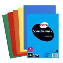 Cora, 30 sous-chemises cora, 22x31, 70 gr.