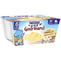 NESTLÉ P'tit gourmand - Crème dessert vanille dès 6 mois +