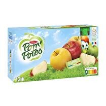 MATERNE Pom'potes -  Compote pomme nature 12x90g