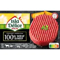 Isla délice, Steak haché pur boeuf halal