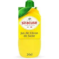 Siracuse, Jus de citron