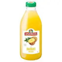Andros, Jus d'ananas pressés bouteille 1L
