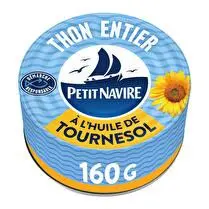 Petit navire, Thon entier à l'huile de tournesol